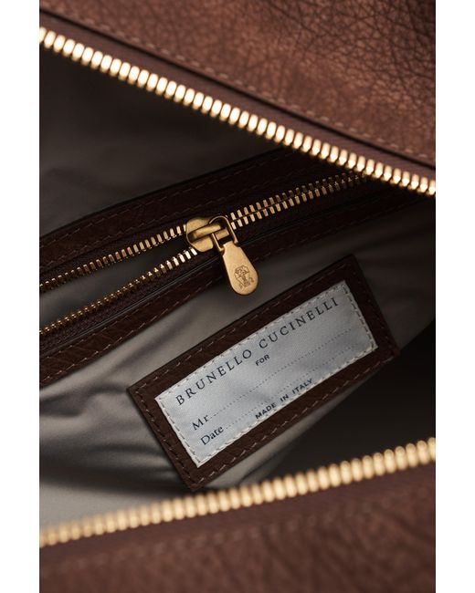 Brunello Cucinelli Weekender in Brown für Herren