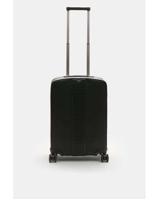 Serapian Leder Trolley in Black für Herren