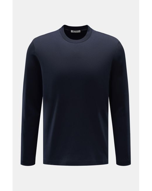 STEFAN BRANDT Rundhals-Longsleeve 'Eli' in Blue für Herren