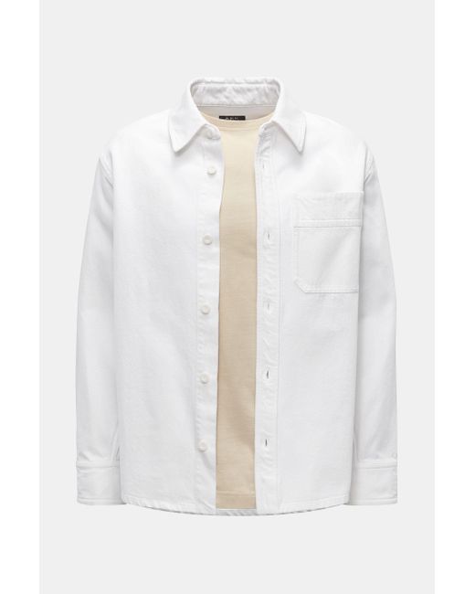A.P.C. Overshirt 'Basile' in White für Herren