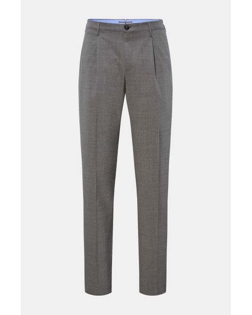 Incotex Wollhose Meliert in Gray für Herren