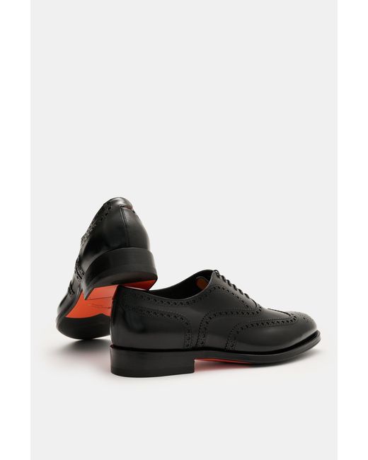 Santoni Oxford 'Collin' in Black für Herren