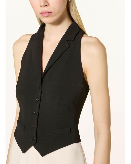 Ralph Lauren Natural Abendkleid im Materialmix