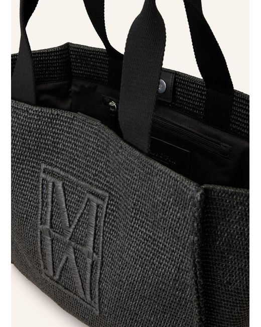 Marc O' Polo Black Shopper RAFFIA LARGE