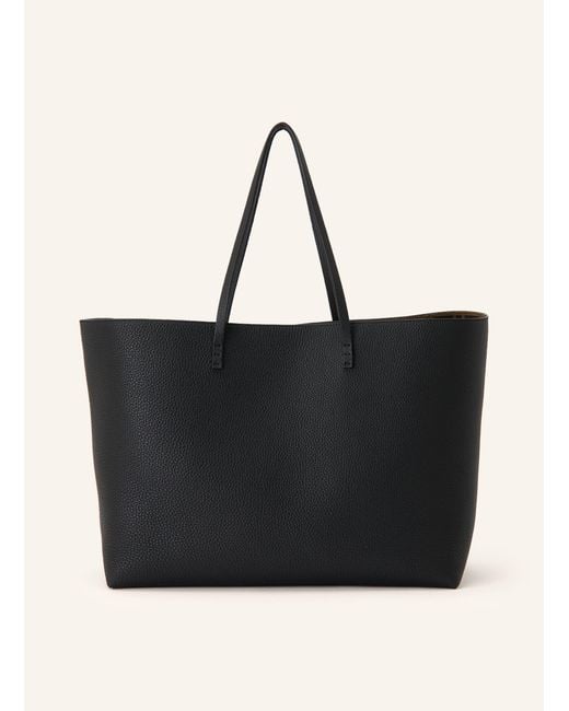 Fendi Black Shopper ROLL MEDIUM mit Pouch