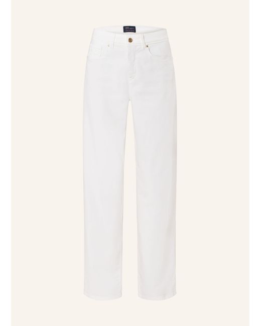 RAFFAELLO ROSSI White Straight Jeans KIRA