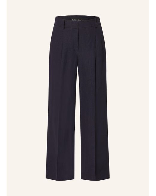 Cambio Blue Marlenehose AMELIE mit Leinen