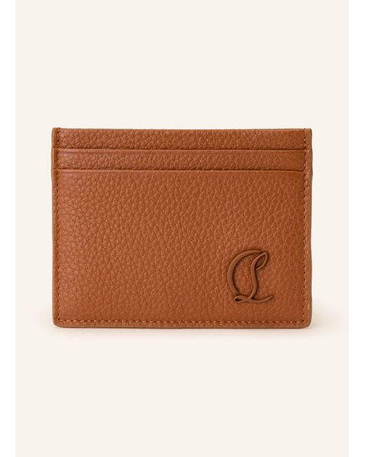 Christian Louboutin Kartenetui MOONCREST in Brown für Herren