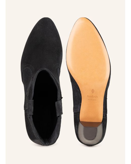 Ba&sh Black Cowboy Boots CASEY