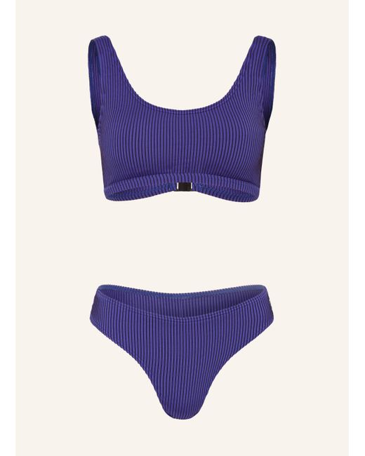 Cafe Du Cycliste Purple Bustier-Bikini JASMIN