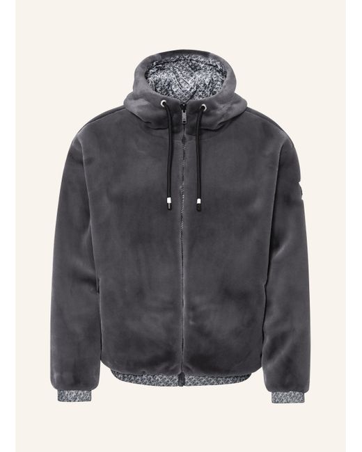 Moose Knuckles Jacke BORDEN BUNNY zum Wenden mit Kunstpelz in Gray für Herren