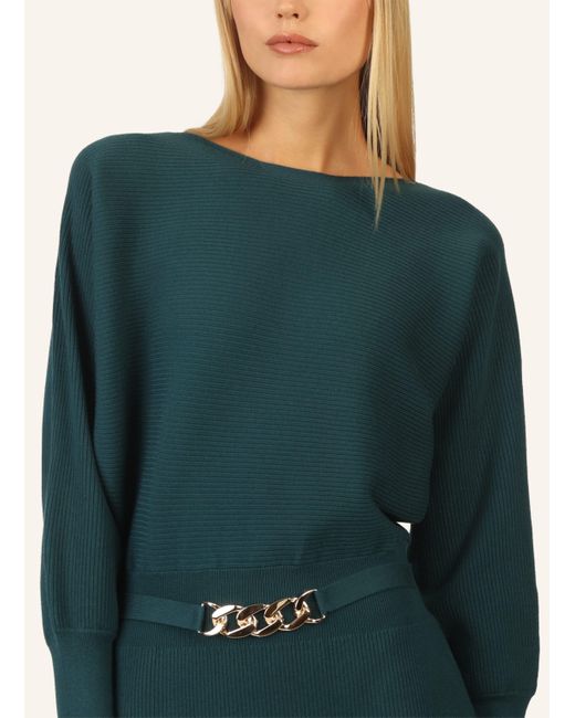 Apart Green Strickkleid