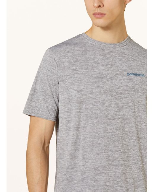 Patagonia T-Shirt CAPILENE® COOL in Gray für Herren