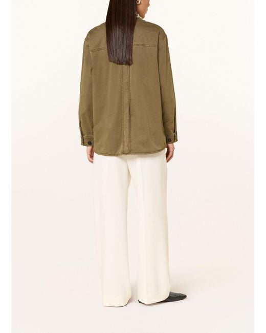 BLONDE No. 8 Green Fieldjacket mit Schmuckperlen