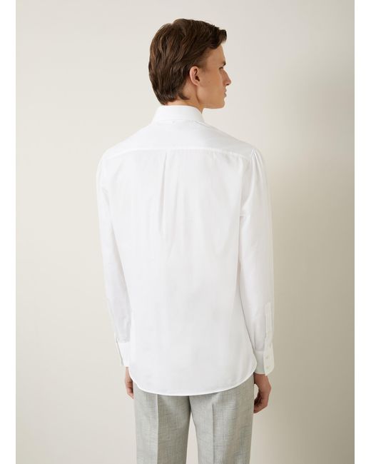 Brunello Cucinelli Hemd Basic Fit in White für Herren