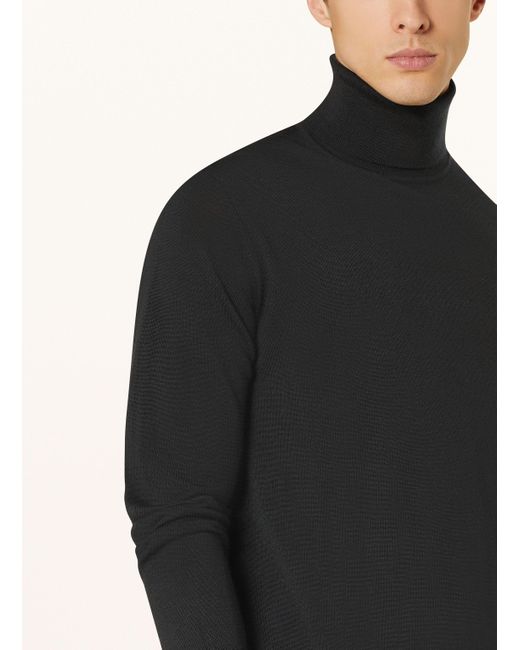 Reiss Rollkragenpullover CAINE aus Merinowolle in Black für Herren