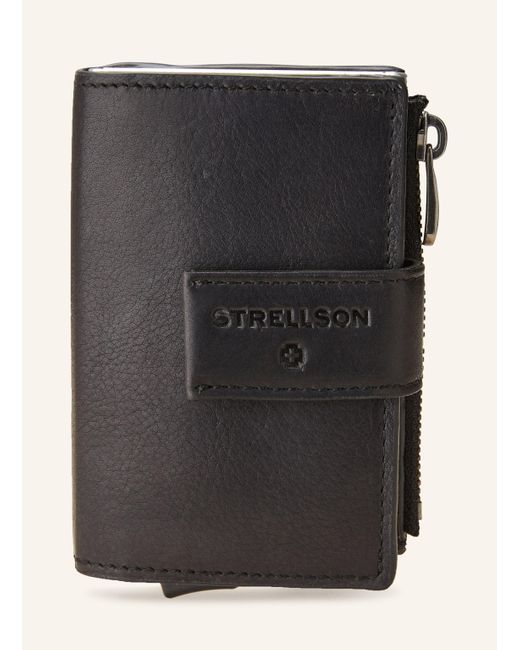 Strellson Kartenetui C-FOUR in Black für Herren
