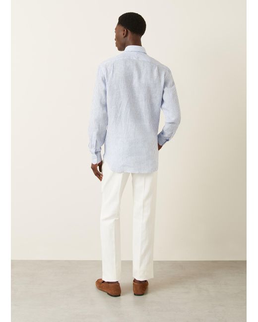 Ralph Lauren Leinenhemd Regular Fit in White für Herren