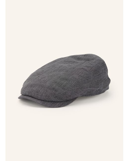 Stetson Schiebermütze aus Leinen in Gray für Herren