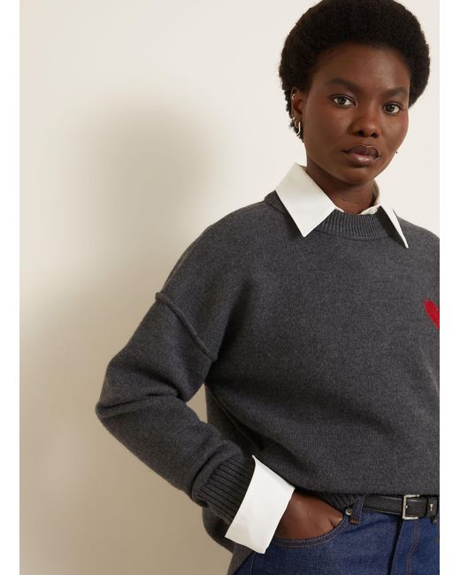 AMI Gray Pullover
