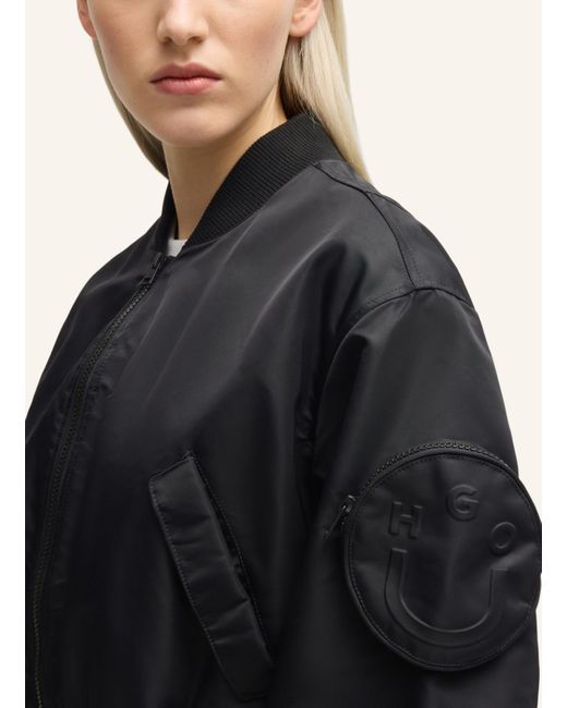 HUGO Black Casual Jacke FORAIA-1_B Regular Fit