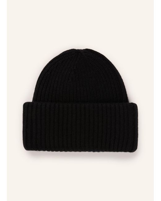 Soft Goat Black Cashmere-Mütze
