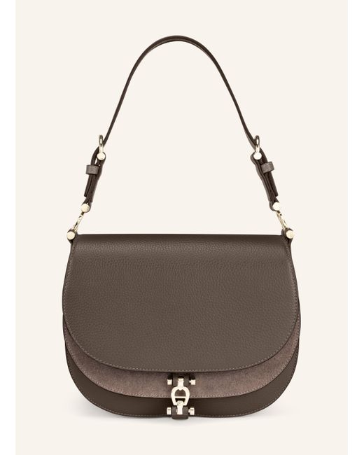 Aigner Gray Umhängetasche SUEDE