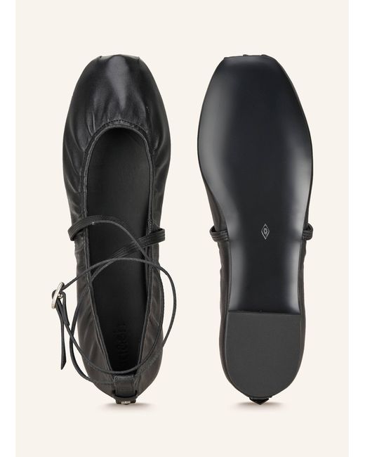 Ba&sh Black Ballerinas CALDA