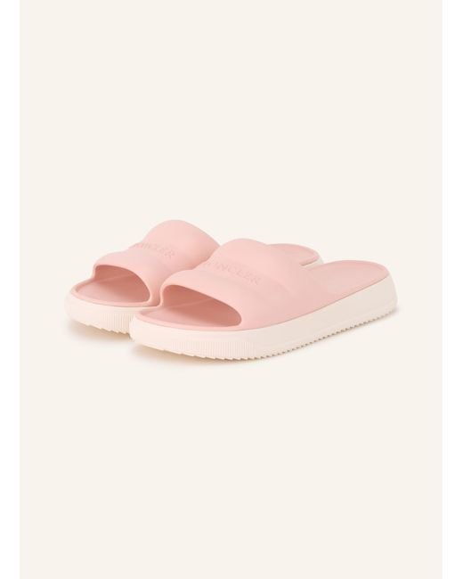 Moncler Pink Pantoletten
