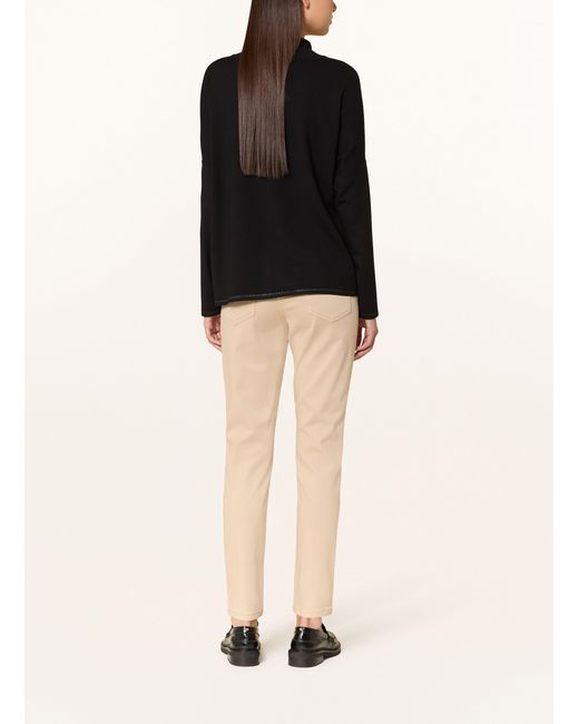 Marc Cain Black Pullover mit Glitzergarn