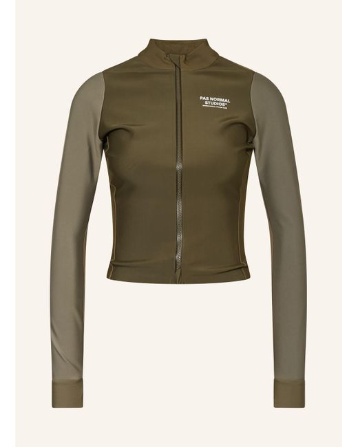 Pas Normal Studios Green Radtrikot MACHANISM THERMAL