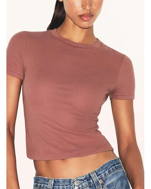 Skims Pink Lounge-Shirt COTTON JERSEY