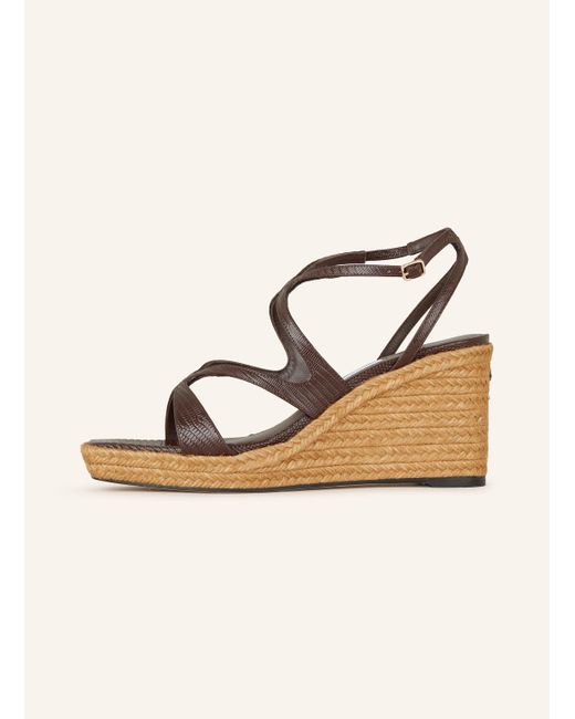 Jimmy Choo Natural Wedges AYLA 85