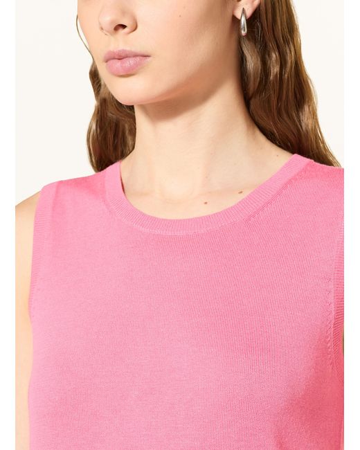 Repeat Cashmere Pink Stricktop