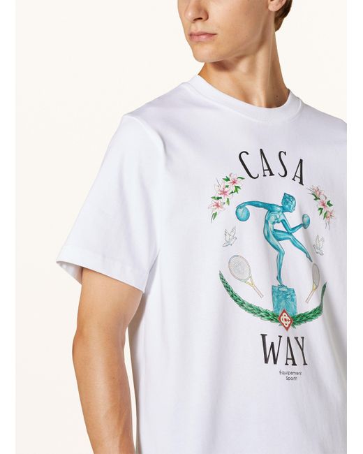 Casablancabrand T-Shirt in White für Herren