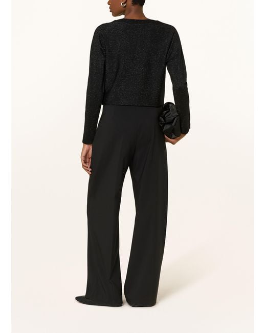Comma, Black Pullover mit Glitzergarn
