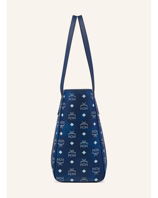 MCM Blue Shopper TONI MEDIUM