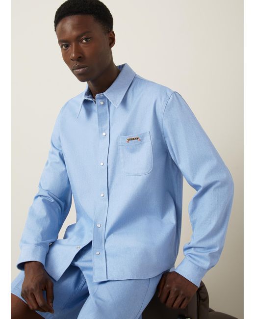 Marni Hemd Comfort Fit in Blue für Herren