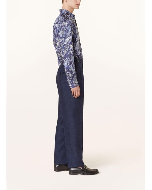 Ralph Lauren Purple Label Anzughose Regular Fit aus Leinen in Blue für Herren