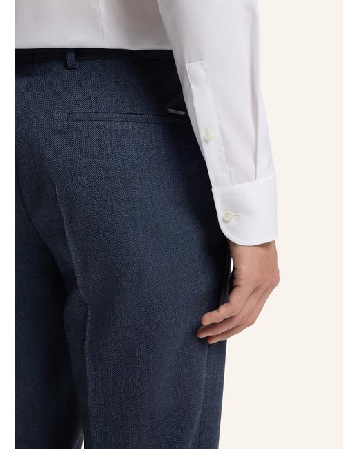 Boss Business Hose H-GENIUS-253 Slim Fit in Blue für Herren