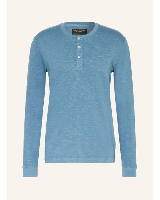 Marc O' Polo Henley-Shirt in Blue für Herren