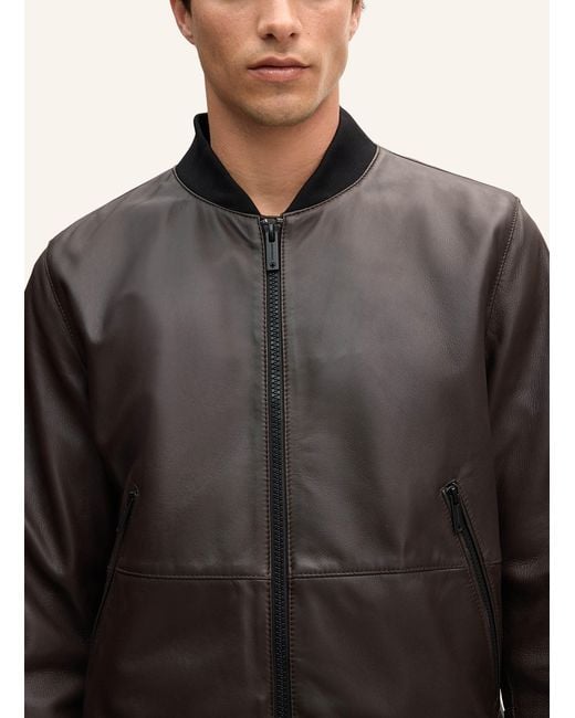 Strellson Lederjacke in Black für Herren