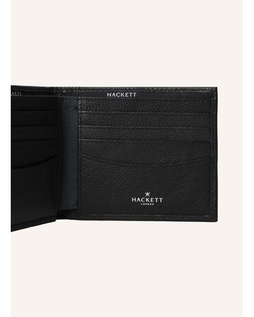 Hackett Sack/Beutel LUXE BILLFOLD in Black für Herren