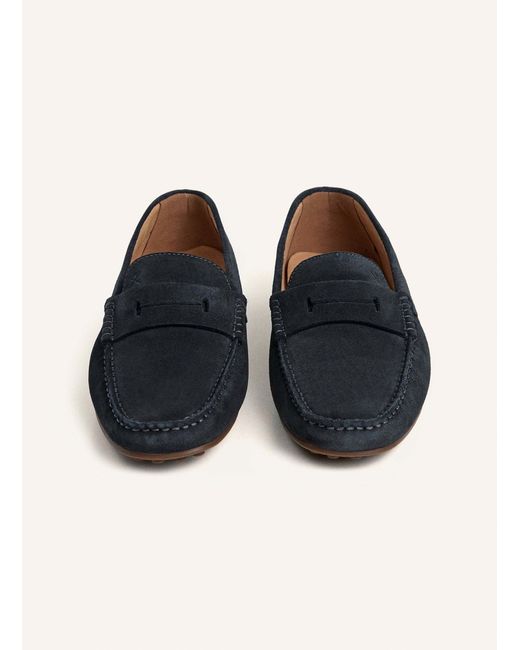 Hackett Loafer DRIVER SADDLE in Blue für Herren