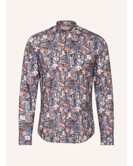 Q1 Manufaktur Hemd Regular Fit mit Leinen in Multicolor für Herren