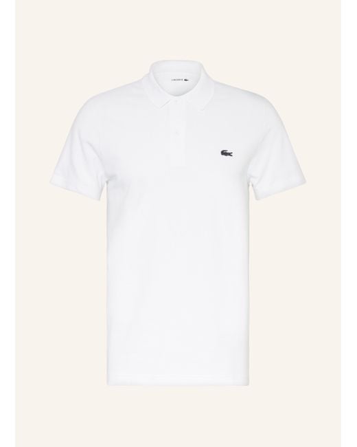 Lacoste Strick-Poloshirt Regular Fit in Natural für Herren