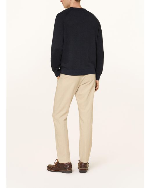 STROKESMAN'S Pullover mit Leinen in Blue für Herren