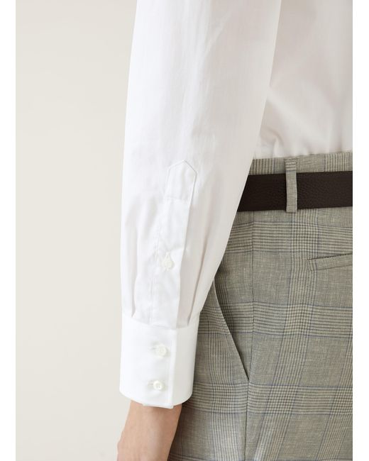 Brunello Cucinelli Hemd Basic Fit in White für Herren