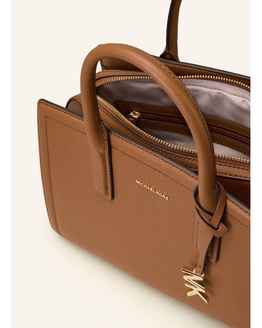 Michael Kors Brown Handtasche LAILA MEDUIM