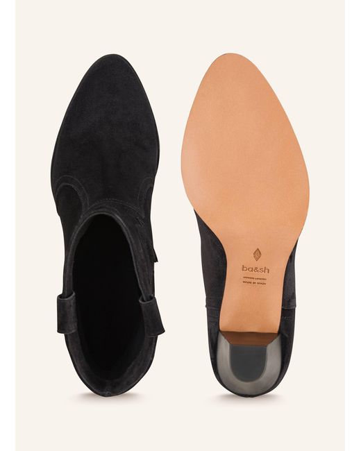 Ba&sh Black Cowboy Boots CASEY